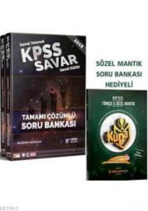 2018 KPSS Savar Genel Yetenek Genel Kültür Tamamı Çözümlü Soru Bankası (2 Kitap)