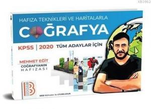 2020 KPSS Tüm Adaylar İçin Haritalar ve Hafıza Teknikleriyle Coğrafya Benim Hocam Yayınları