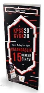 2020 KPSS Vatandaşlık 15 Deneme Sınavı Dijital Çözümlü