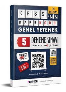 2020 Lise-Önlisans KPSS'nin KareKodu Genel Yetenek Tamamı Video Çözümlü 5 Deneme Sınavı