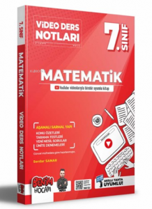 2022 7.Sınıf Matematik Video Ders Notları (Konu Anlatımı)