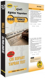 2022 DGS Türkçe Sözel Yetenek Çek Kopar Yaprak Test