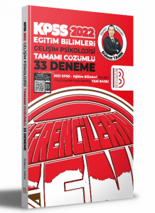2022 Eğitim Bilimleri Gelişim Psikolojisi Tamamı Çözümlü 33 Deneme