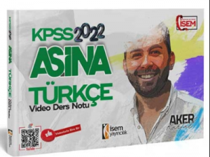 2022 KPSS Aşina Türkçe