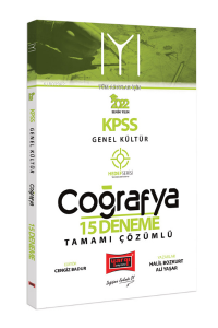 2022 KPSS Lisans Genel Kültür Tüm Adaylar İçin Hedef Serisi IYI Coğrafya Tamamı Çözümlü 15 Deneme