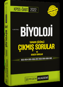 2022 KPSS ÖABT Biyoloji Tamamı Çözümlü Çıkmış Sorular