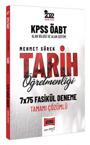 2022 KPSS ÖABT Tarih Öğretmenliği Tamamı Çözümlü 7x75 Fasikül Deneme