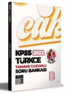 2022 KPSS Türkçe Tamamı Çözümlü Soru Bankası