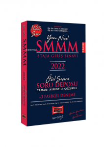 2022 SMMM Staja Giriş Sınavı Tamamı Ayrıntılı Çözümlü Özel Seçim Soru Deposu +3 Fasikül Deneme