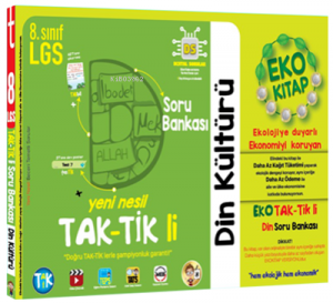 8. Sınıf Din Kültürü ve Ahlak Bilgisi Eko Taktikli Soru Bankası