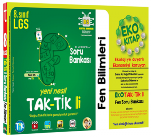 8. Sınıf Fen Bilimleri Eko Taktikli Soru Bankası