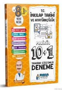 8. Sınıf LGS T.C. İnkılap Tarihi ve Atatürkçülük Tamamı Çözümlü Fasikül 10 Branş 1 Genel Deneme