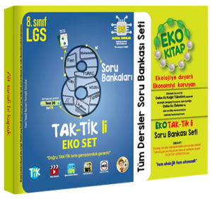 8. Sınıf Tüm Dersler Eko Taktikli Soru Bankası Seti