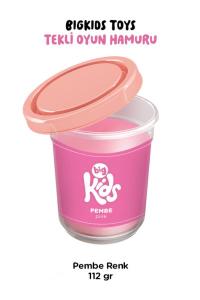 Bigkids Toys / Pembe - 12'li Oyun Hamuru (112 Gr)