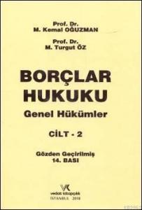 Borçlar Hukuku Genel Hükümler Cilt - 2