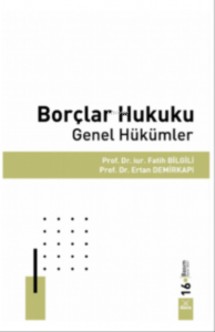 Borçlar hukuku ;Genel Hükümler