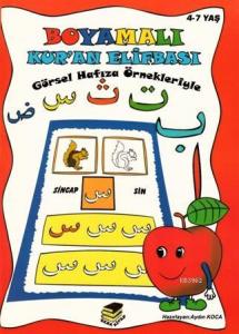 Boyamalı Kur'an Elifbası (Kırmızı Kapak)