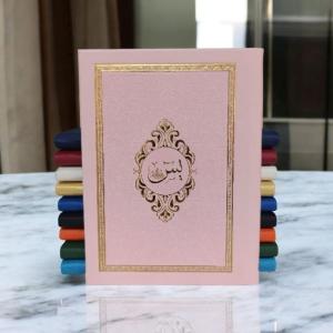 Çanta  Boy Termoderi Kapaklı 128 Sayfa Yasin Pembe (Ciltli)