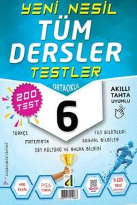 Damla Yeni Nesil Tüm Dersler Testler-6. Sınıf