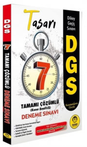 DGS Tamamı Çözümlü Konu Analizli Deneme Sınavı 7 Fasikül