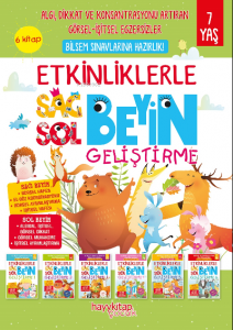 Etkinliklerle Sağ Beyin Sol Beyin Geliştirme (7 yaş) 6’lı Set