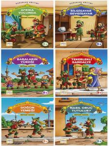 Güler Yüzle Tatlı Söz - Hacivat'la Karagöz Dizisi (6 Kitap)(Değerler eğitimi)