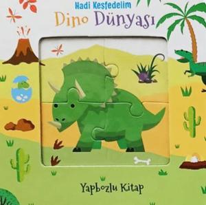 Hadi Keşfedelim - Dino Dünyası Yapbozlu Karton Kitap