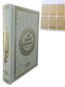 Hafız Boy Termo Deri Le Saınt Coran Fransızca Muhammad Hamıdullah Gold (Ciltli)