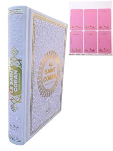 Hafız Boy Termo Deri Le Saınt Coran Fransızca Muhammad Hamıdullah Pembe (Ciltli)