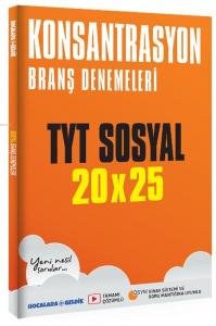 Hocalara Geldik Yayınları TYT Sosyal Konsantrasyon Branş Denemeleri Hocala