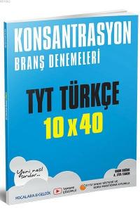 Hocalara Geldik Yayınları TYT Türkçe 10x40 Konsantrasyon Branş Denemeleri Hocala