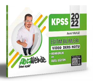 Hocawebde 2022 KPSS Eğitim Bilimleri Rehberlik ve Özel Eğitim Video Ders Notları