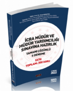 İcra Müdür ve Müdür Yardımcılığı Sınavlarına Hazırlık 5 Deneme Savaş Yayınları 2022