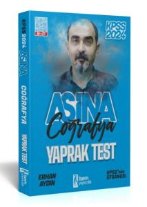 İsem Yayıncılık 2024 Kpss Aşina Coğrafya Çek-Kopart Yaprak Test