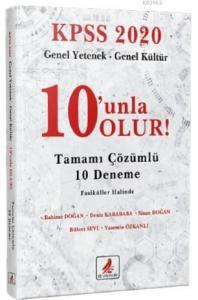 KPSS - 2020 Genel Yetenek - Genel Kültür 10'unla OLUR! Tamamı Çözümlü 10'lu Deneme