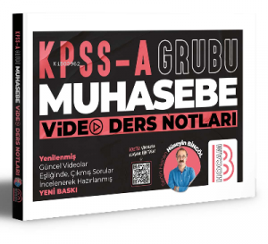 KPSS A Grubu Muhasebe Video Ders Notları