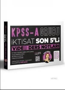 KPSS A İktisat Son 5'li Video Ders Notları