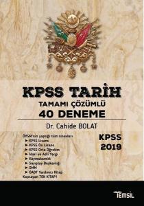 KPSS Tarih Tamamı Çözümlü 40 Deneme KPSS 2019