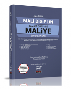 Mali Disiplin Tamamı Çözümlü Maliye Soru Bankası Savaş Yayınları 2022