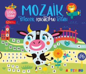 Mozaik Sticker Çıkartma Kitabı - Lacivert