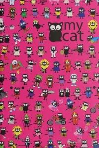 MyCat Sert Kapaklı Defter - Pembe