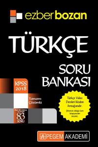 Pegem 2018 KPSS Ezberbozan Türkçe Soru Bankası
