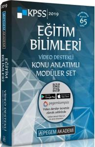 Pegem 2019 KPSS Eğitim Bilimleri Video Destekli Konu Anlatımlı Modüler Set 6 Kitap (Yeni)
