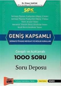 SPK Geniş Kapsamlı Sermaye Piyasası Mevzuatı ve Meslek Kuralları Soru Deposu