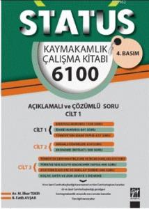 Status Kaymakamlık Çalışma Kitabı 6100 Açıklamalı Çözümlü Soru (3 Cilt Takım)