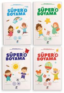 Süper Boyama - 4 Kitap Takım