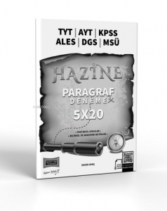 TYT AYT KPSS ALES DGS MSÜ Hazine Paragraf 5x20 Deneme Sınavı