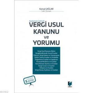 Vergi Usul Kanunu ve Yorumu (Açıklamalı - İçtihatlı