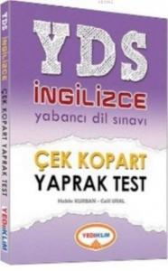 YDS İngilizce Çek Kopart Yaprak Test 2016