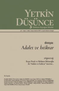 Yetkin Düşünce Sayı 2 - Adalet Ve İstikrar